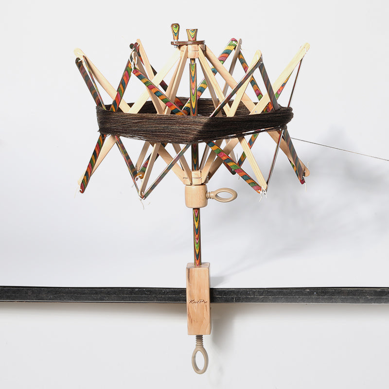 Knit Pro Signature Timber Ball Winder + Yarn Swift