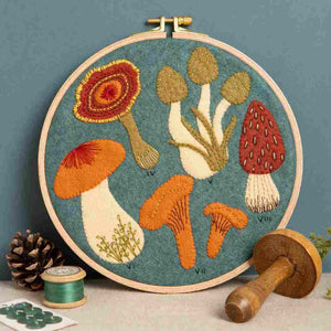 Corinne Lapierre - Fungi Applique Hoop Craft Kit