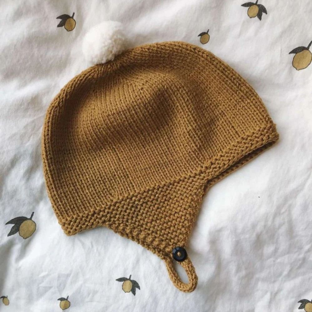 PetiteKnit - Albert's Pilot Hat Bundle - Yarn and Physical Pattern