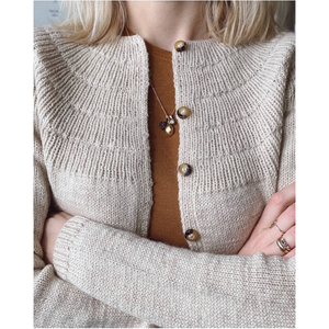 Ankers Cardigan My Size by PetiteKnit Physical Printed Pattern (Not a Digital Pattern)