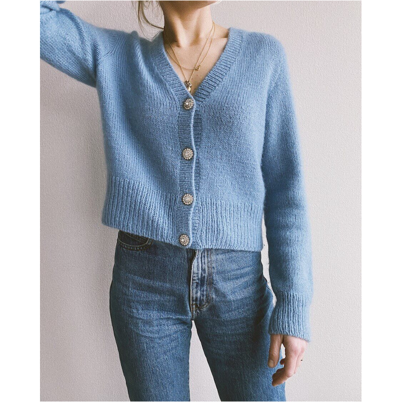 April Cardigan by PetiteKnit Physical Printed Pattern (Not a Digital Pattern)