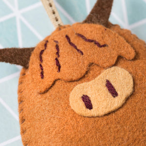 Kids Workshop - Corinne Lapierre Highland Cow Felt Craft - SYDNEY