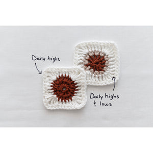 Crochet Temperature Blanket - Digital Pattern