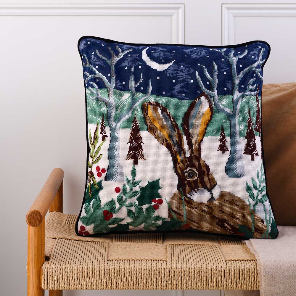Ehrman - Hare in the Woods Cushion