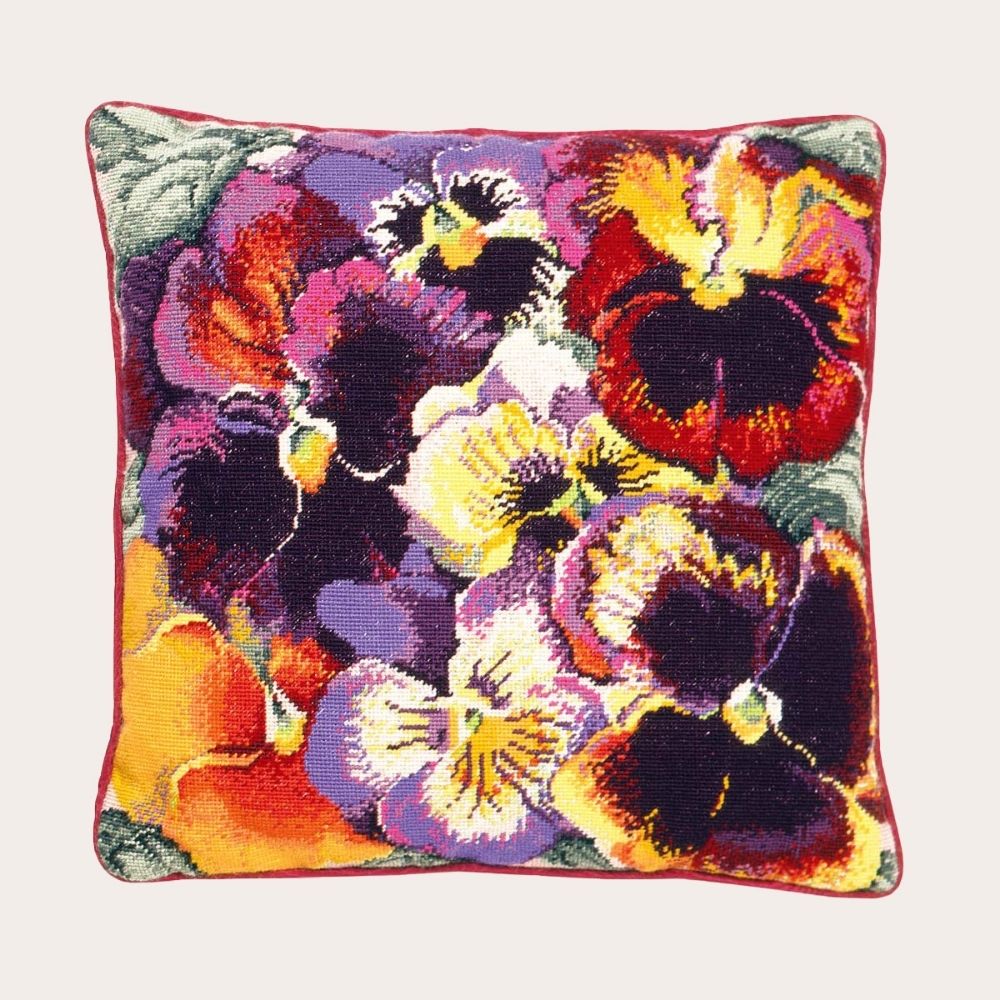 Ehrman - Pansies Cushion
