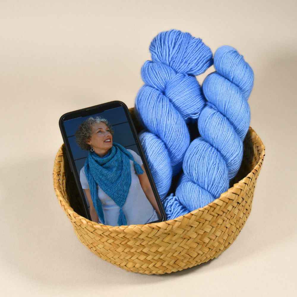 Vera Loves Knitting - Excelso Wrap Bundle - Yarn and Digital Pattern