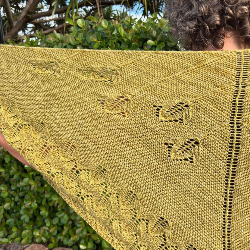 Vera Loves Knitting - Fronde Shawl - Digital Pattern