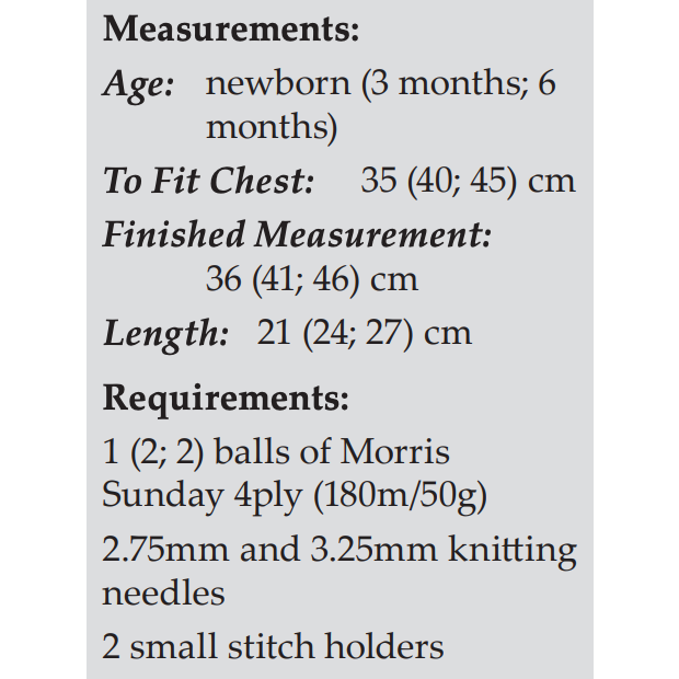 Baby Singlets Bundle (Yarn+Digital Pattern)