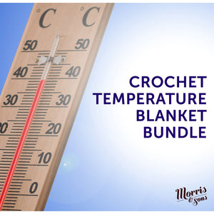 Crochet Temperature Blanket Starter Bundle (YARN+PATTERN)