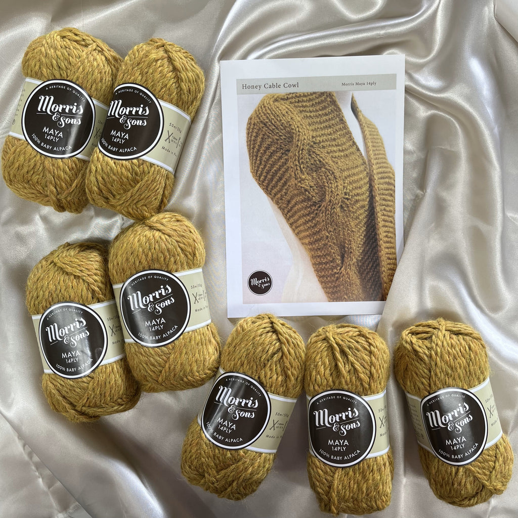 Honey Cable Cowl Kit (Yarn+Pattern)