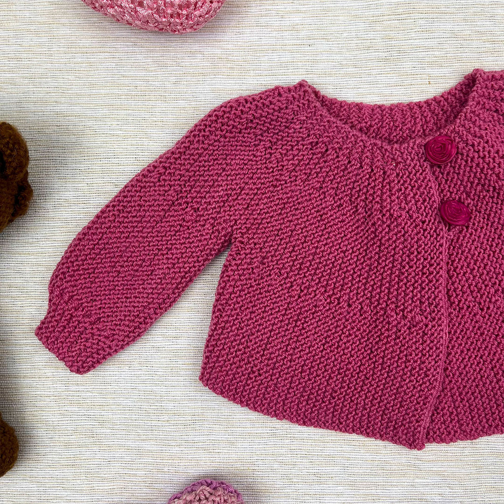 La Vie En Rose Baby Cardigan - Pattern