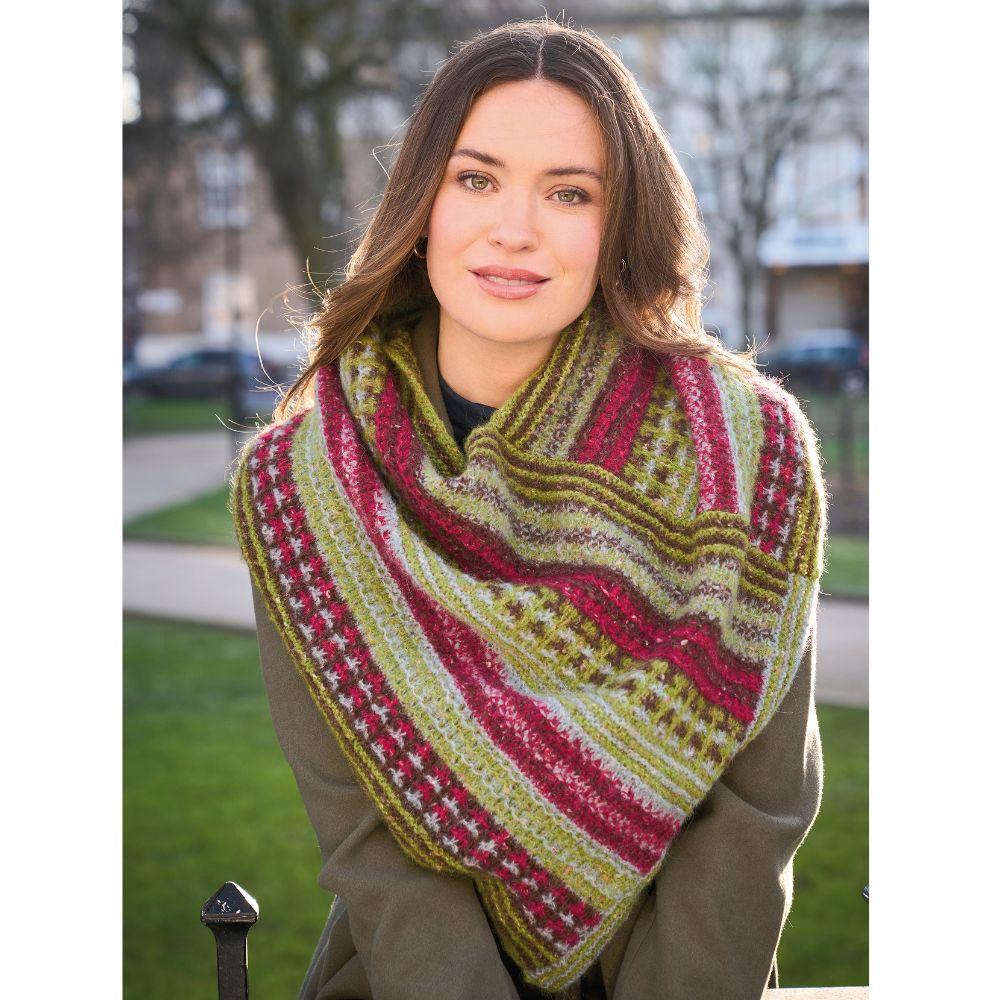 Rowan - Lampas Cowl - Digital Pattern