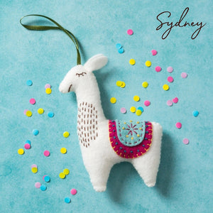 Kids Workshop - Corinne Lapierre Llama Felt Craft - SYDNEY