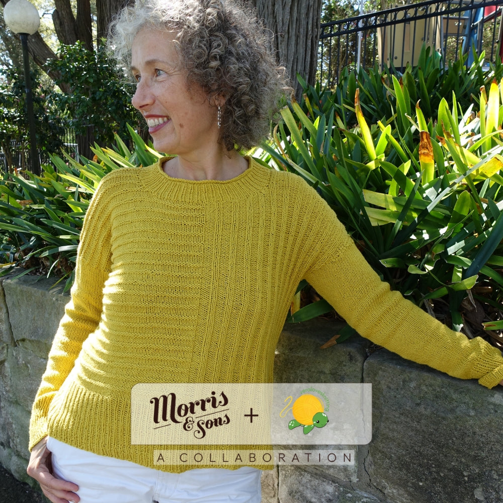 Vera Loves Knitting - Long Paddock Jumper - Digital Pattern