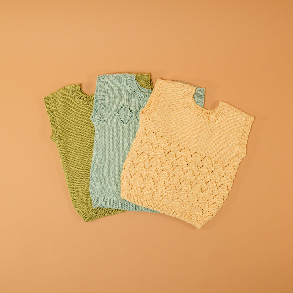 Baby Singlets Bundle (Yarn+Digital Pattern)