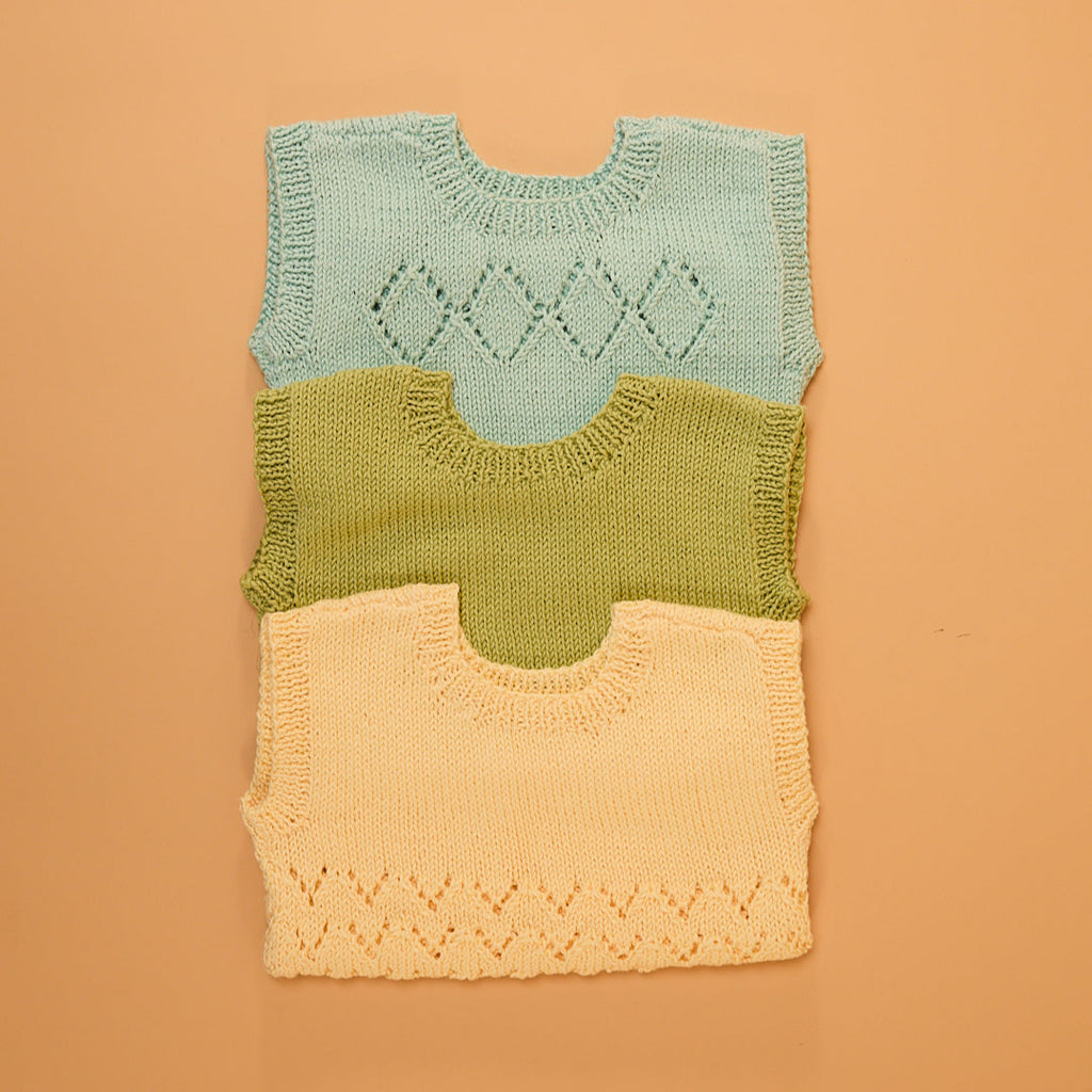 Baby Singlets Bundle (Yarn+Digital Pattern)