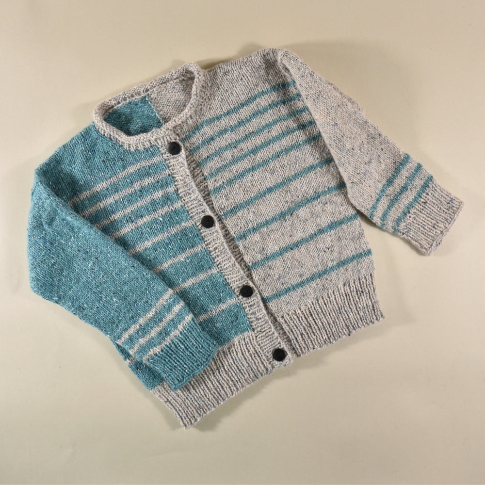 Vera Loves Knitting - Segue Cardigan Kids Bundle - Yarn and Digital Pattern