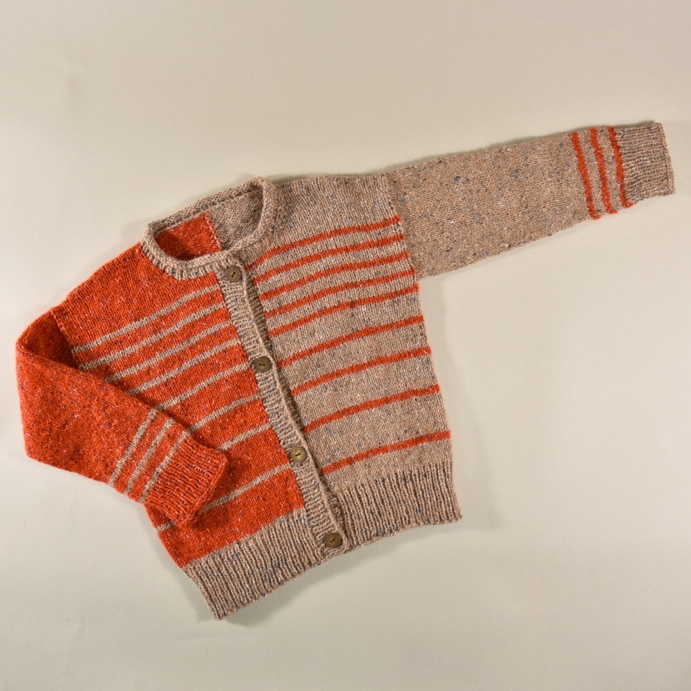 Vera Loves Knitting - Segue Cardigan Kids Bundle - Yarn and Digital Pattern