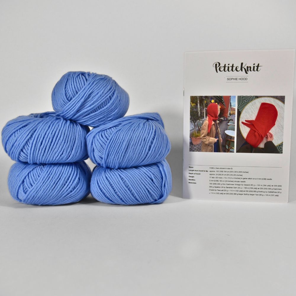PetiteKnit - Sophie Hood Bundle - Yarn and Physical Pattern