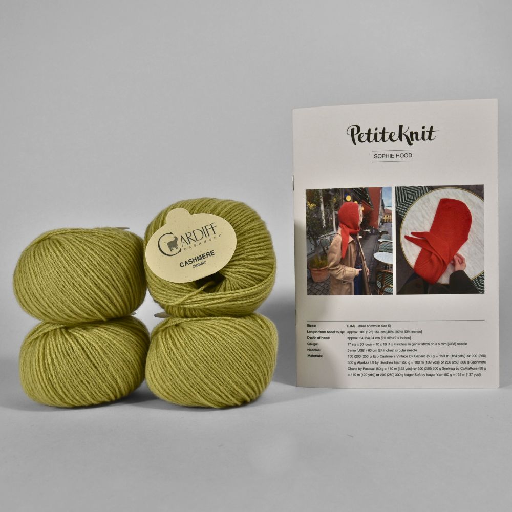 PetiteKnit - Sophie Hood Bundle - Yarn and Physical Pattern