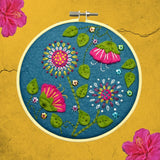 Corinne Lapierre - Tropical Flowers Applique Hoop Craft Kit