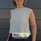 Vera Loves Knitting - Summer Esio Top - Digital Pattern