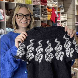 Viperidae Sweater by Klara Cecilia (Yarn only Bundle) - Pattern sold through Ravelry