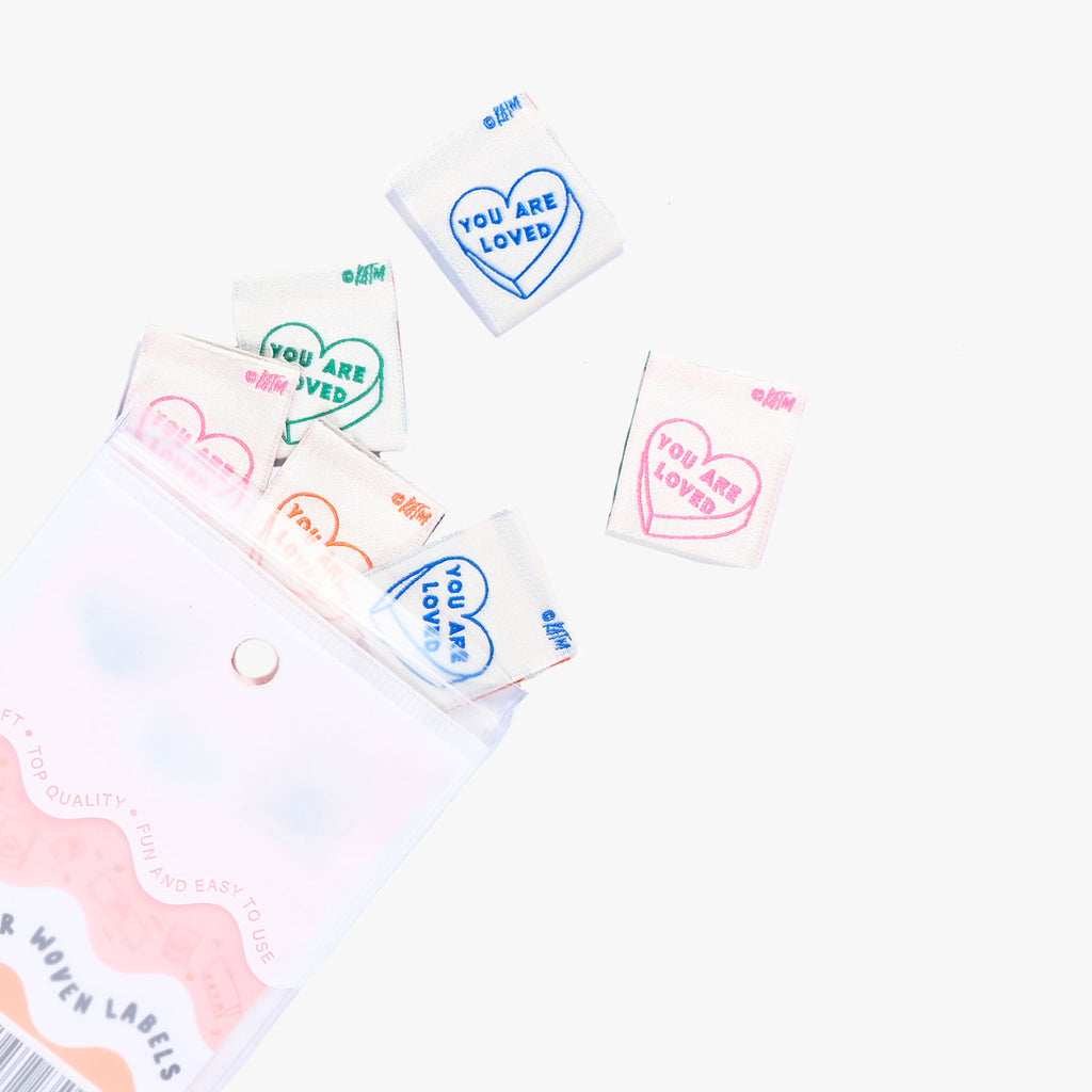 Kylie and The Machine - 'You Are Loved' Labels | 6 Sew-in Labels