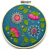 Corinne Lapierre - Tropical Flowers Applique Hoop Craft Kit