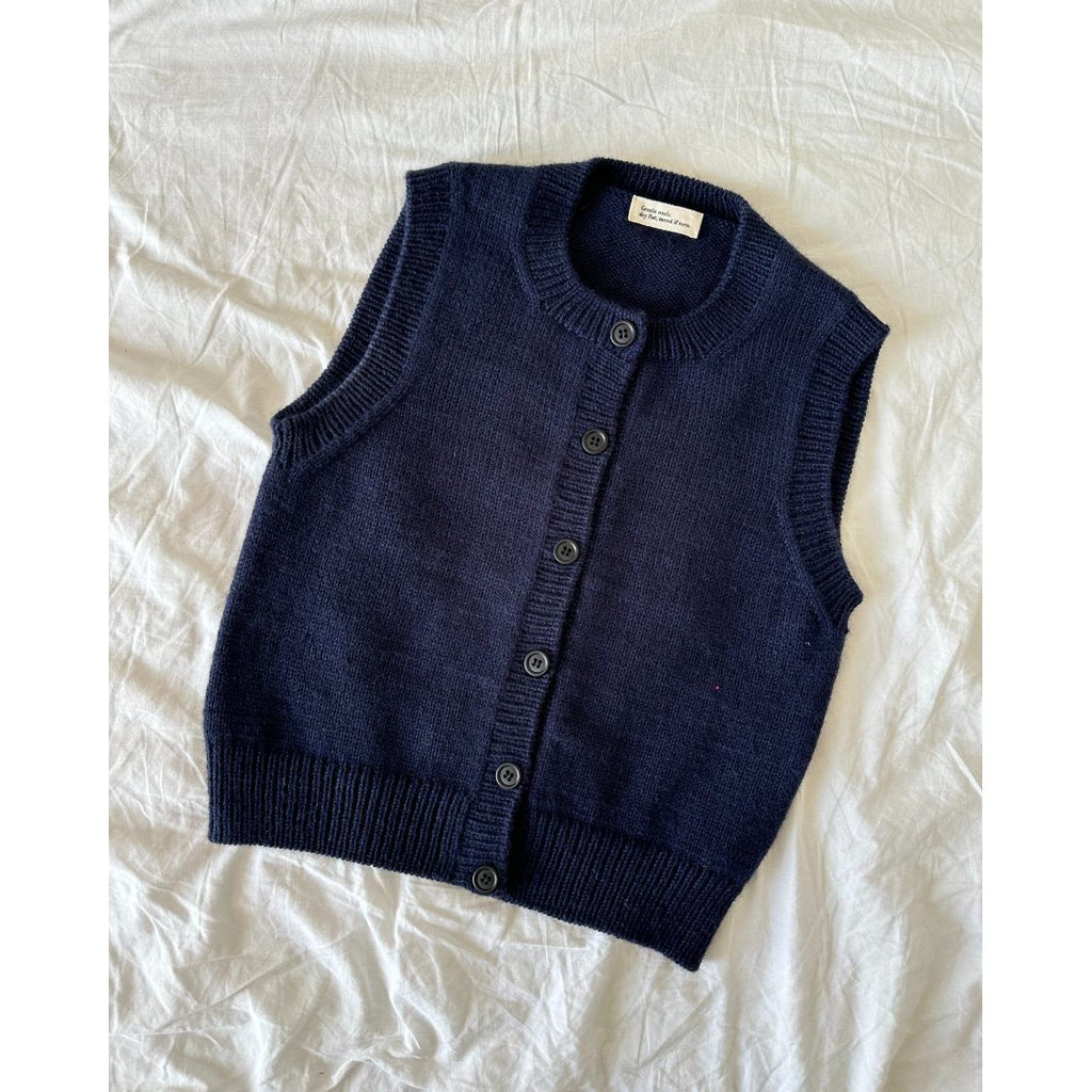Maggie Vest by PetiteKnit Physical Printed Pattern (Not a Digital Pattern)