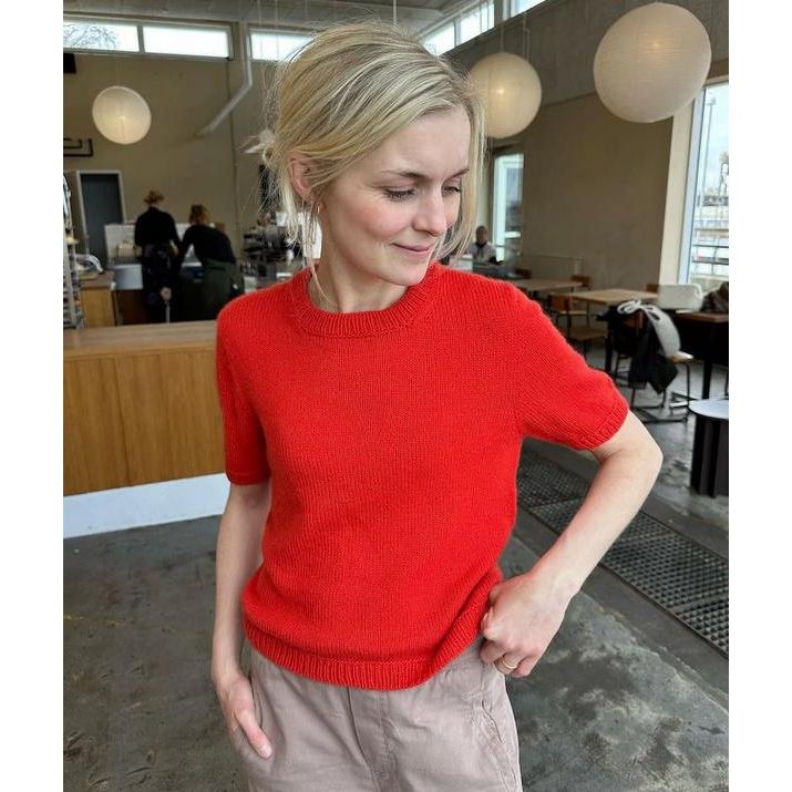 Poppy Tee by PetiteKnit Physical Printed Pattern (Not a Digital Pattern)