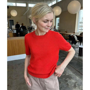 Poppy Tee by PetiteKnit Physical Printed Pattern (Not a Digital Pattern)