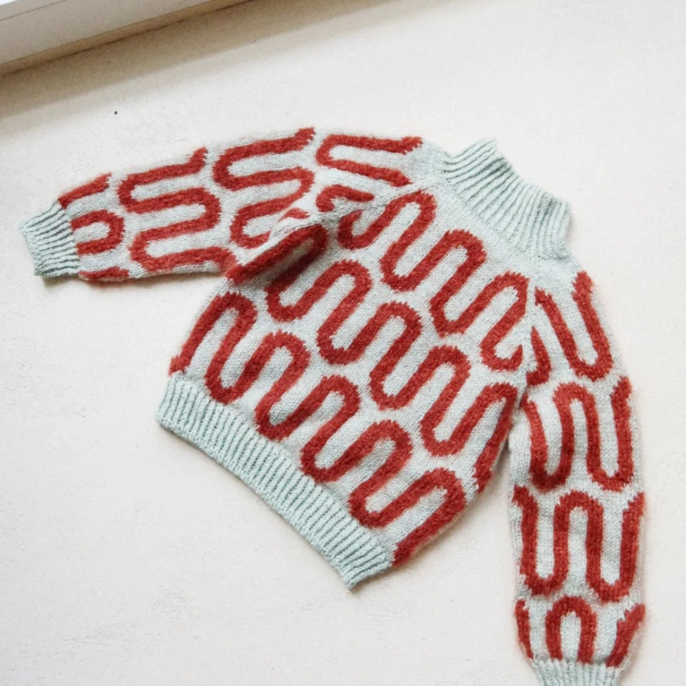 Spektakelstrik - Wave Sweater Kid Digital Pattern