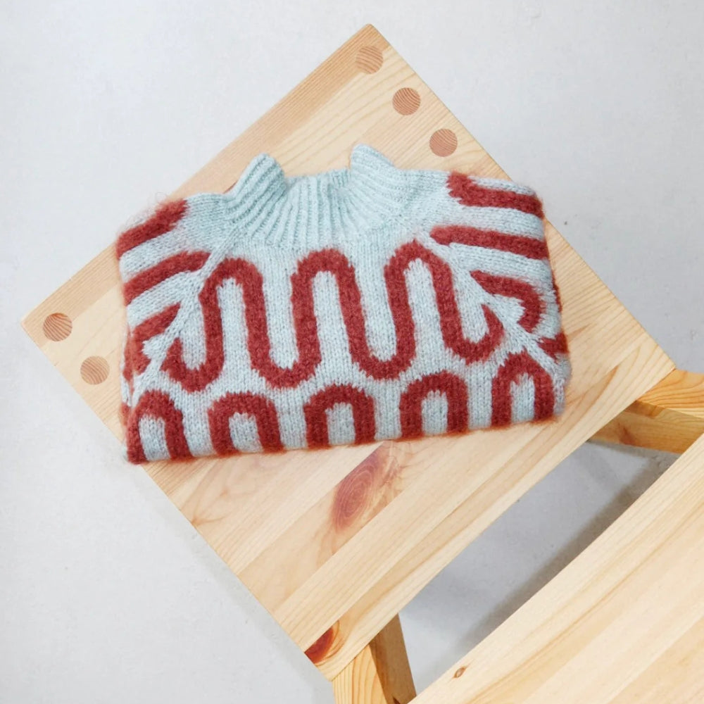 Spektakelstrik - Wave Sweater Kid Digital Pattern