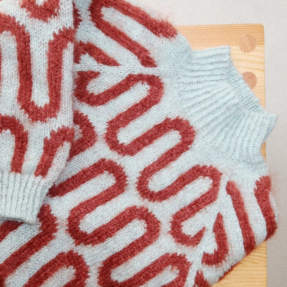 Spektakelstrik - Wave Sweater Kid Digital Pattern