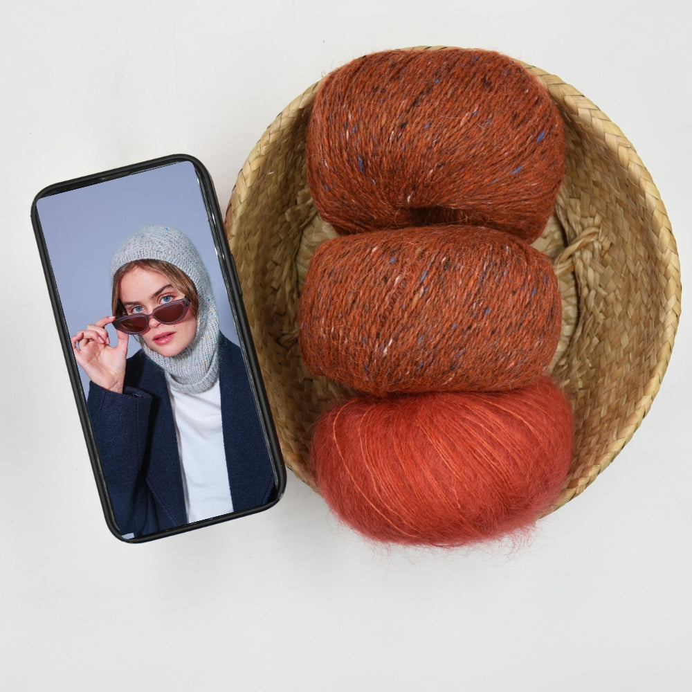 Spektakelstrik - Wonderland Balaclava Bundle - Yarn and Digital Pattern