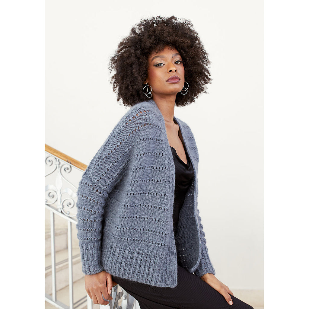 002 Cardigan Pattern from Mode at Rowan: Collection One