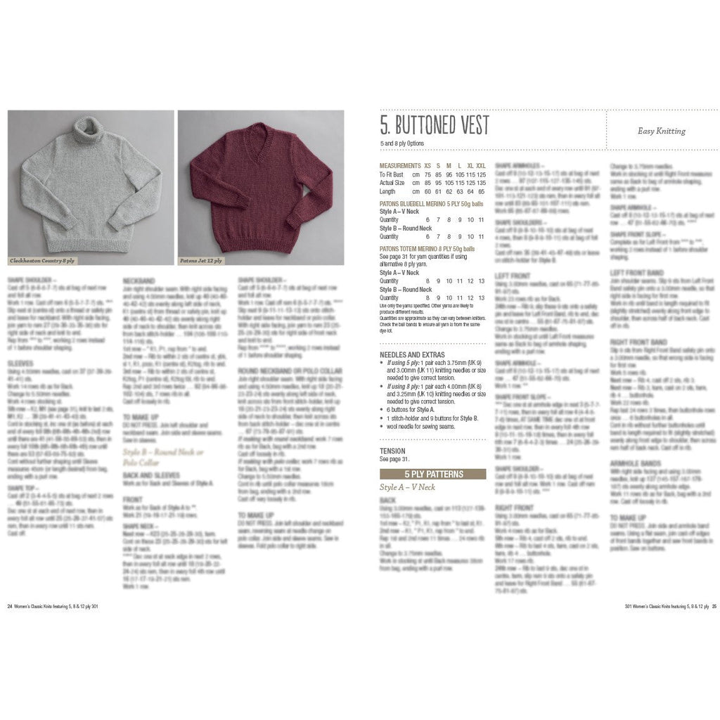 Women's Classic Knits 301