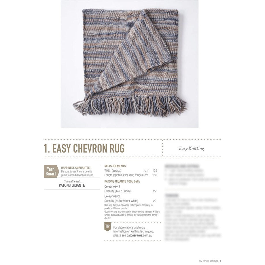 Throws and Rugs Book 357 - Morris & Sons Australia
