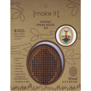 Oval Timber Cross Stitch - Morris & Sons Australia