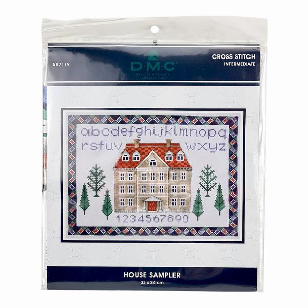 DMC House Cross Stitch Sampler