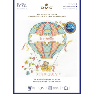 DMC Balloon Baby Sampler