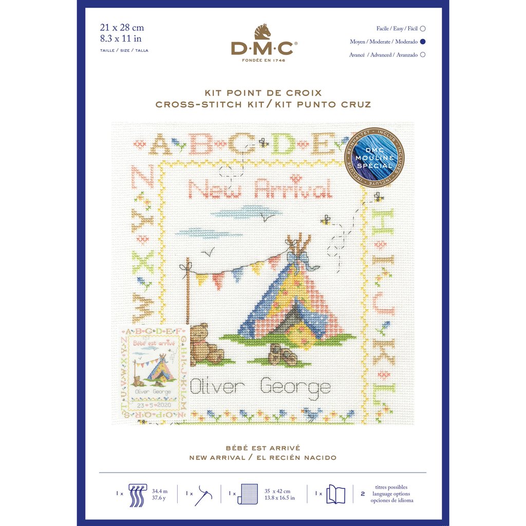 DMC New Arrival Cross Stitch Kit