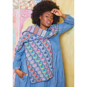 Dangling Flower Stole Pattern- Say it with Flowers