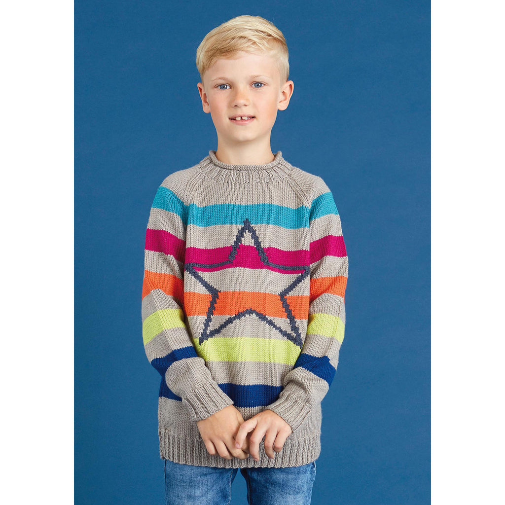 Dazzle Pattern from Rowan Kids Summer Brights