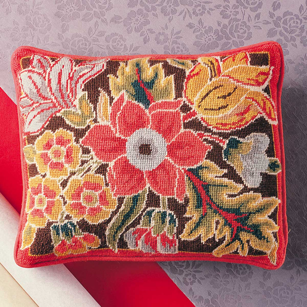 Jacobean Rose Cushion