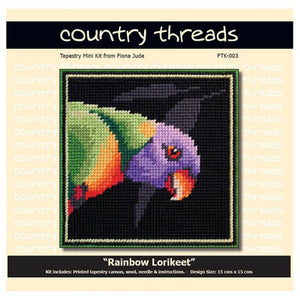Country Threads Rainbow Lorikeet Tapestry Kit