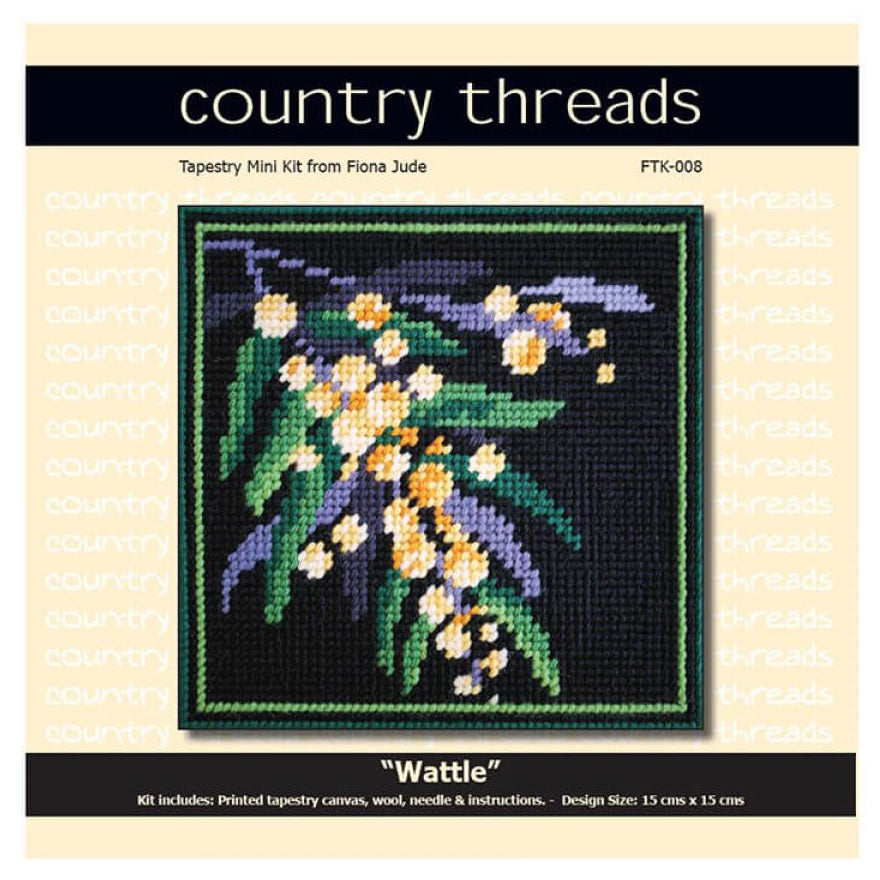 Country Threads Wattle Tapestry Kit