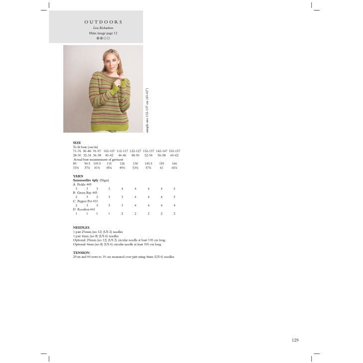 Outdoors Kit from Rowan Magazine 71