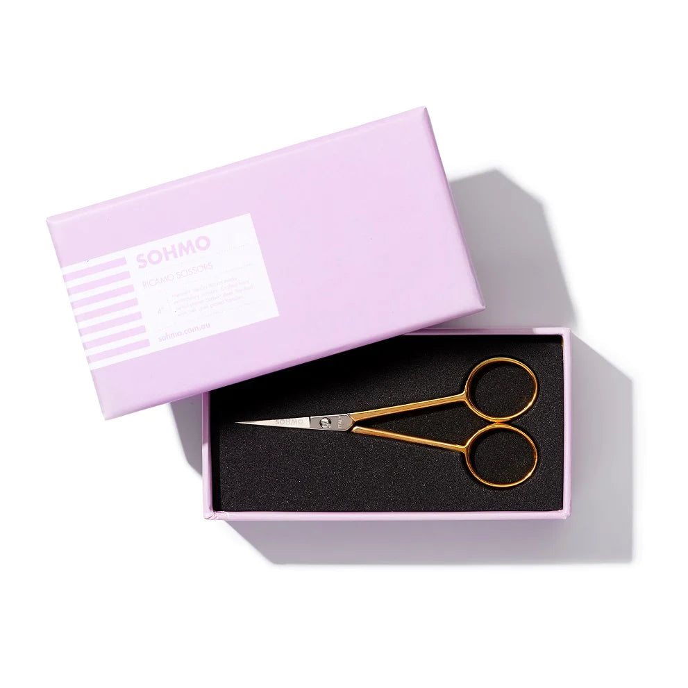 SOHMO Ricamo Scissors 4" Gold